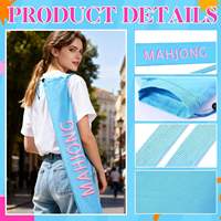 Sac de rangement moderne pour Mahjong, sac de yoga grande capacité, sac de voyage portable pliable, sac de rangement multi-joueurs pour la maison, unisexe