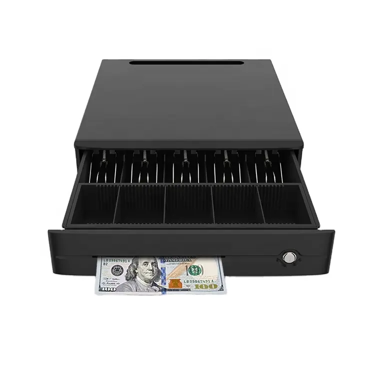 Produttori di cash box RJ11/RJ12 metallo 410 cassetto dei contanti pos registratore di cassa elettronico