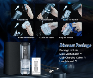 2026 Meilleures ventes Pocket Pussies 7 fonctions de poussée, rotation, vibration et succion, masturbateurs automatiques mains libres pour hommes - Product Image 5