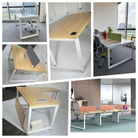 Pied de table de bureau moderne en fer, vente directe usine, pour bureau, installation simple, Escritorio