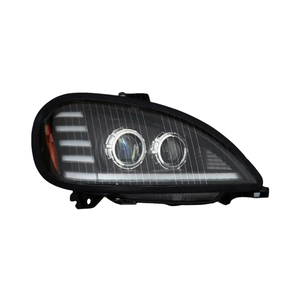 1PCS HUAFUXING Phare avant LED complet de remplacement, noir, OEM, pour camions américains Columbia Semi Trucks 1996-2017 - Product Image 1