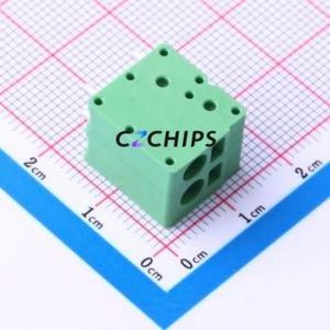 JL271V-50002G01 Spring Terminal Block Through hole Component (THT),P=5mm Connector 1x2P 5mm Through Hole 2P - Product Image 1