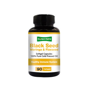 Premium Black Seed Softgel <span class=keywords><strong>Moringa</strong></span> Flin Huile Pressée À Froid Soutien Immunitaire Santé Cardiovasculaire Peau <span class=keywords><strong>Cheveux</strong></span> Avantages - Product Image 1