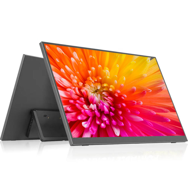 Portable LCD Monitor 24 Inch FHD IPS Screen Extend Portable Monitor with Type-C HDMIed USB for PC Notebook Laptop Travel Display