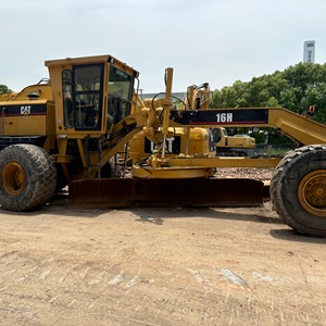รถดันดิน CAT 16H แบบมีล้อ สีเหลือง อุปกรณ์ก่อสร้าง พร้อมเครื่องยนต์ เกียร์บ็อกซ์ รุ่น PLC-2020 - Product Image 3