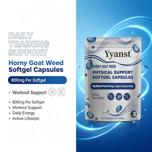 Cápsulas de Hierba de Cabra en Celo 800mg 90 Unidades Veganas Sin Gluten Altas en Fibra Ayudan a Mantener la Energía Física Suplementos Herbales - Product Image 3