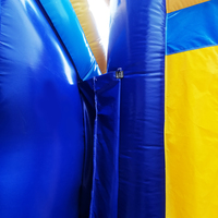 Château gonflable avec toboggan pour enfants, prix d'usine, matériau PVC, 3,8x3,6x2,4m, utilisation en extérieur, logo/couleur personnalisés JIALE JL216