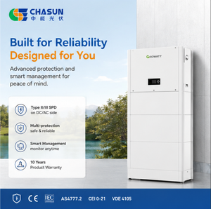 อินเวอร์เตอร์ไฮบริดออลอินวัน CHASUN 6000W <span class=keywords><strong>SPH</strong></span> 6000TL-HUB พร้อมระบบ ESS 2 MPPT 16A IP20 <span class=keywords><strong>0</strong></span>.75C รับประกัน 10 ปี กำลังไฟสูงสุด - Product Image 4