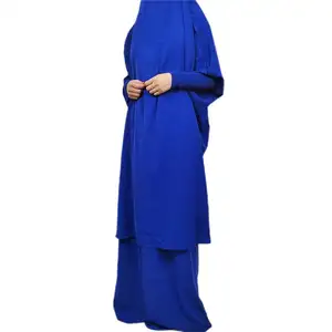 Muslima mukena burka Modest Khimar Hijab Abaya women islamic clothing jilbab set traditional muslim clothing