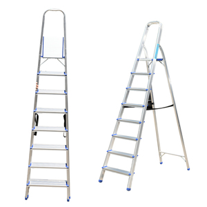 Modern Aluminum Folding <strong>Step</strong> Ladder with Easy Storage Heavy Duty 150kg Capacity 1 Year Warranty Household <strong>Safety</strong> CE Certified - Product Image 1