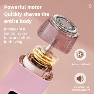 Da donna 2 in 1 doppio testa Bikini Trimmer IPX6 impermeabile a umido e asciutto uso corpo rasoio elettrico per la cura personale del viso apparecchi di bellezza - Product Image 3