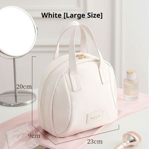 Bolsas de Cosméticos de Gran Capacidad para Mujer, Estilo Nuevo, Portátiles, Impermeables, con Cierre, Material PU, Almacenamiento Doméstico - Product Image 6
