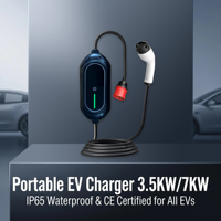 Nouveau modèle de chargeur de véhicule électrique TYPE 2, 3,5 kW, portable, EVElectric, stations de recharge pour voitures électriques, 16A, utilisation domestique portable