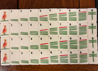 Ensemble de mahjong américain en acrylique de luxe, 152 tuiles standard avec support, kit de jeu familial haut de gamme