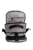 Sac à dos pour ordinateur portable N842-184, imperméable, pour hommes, affaires, sport, école, voyage, sac pour ordinateur portable avec USB