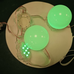 2024 haute qualité LED buld WS2811 DC24V IP65 adressable double Signal 70mm numérique Noël LED Point Lights - Product Image 5