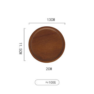 Toptan İskandinav sıcak satış ucuz saf doğal katı ahşap gıda meyve hizmet servis örtüsü yuvarlak akasya ahşap plaka - Product Image 2