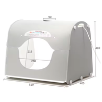 Kit de studio photo portable SANOTO K50 professionnel avec boîte à lumière LED en plastique à intensité variable 5500K 40W alimenté par courant alternatif