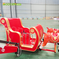 Père Noël Renne Traîneau Carnaval Parc D'attractions Machines Noel Attraction Noël Autocontrôle Avion Ride à Vendre