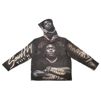 Veste, sweat-shirt et couverture en jacquard vintage personnalisés de haute qualité avec logo frontal pour la saison printanière des hommes