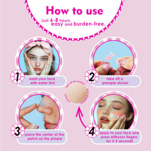 Stiker berkilau tahan air dengan Jerawat, stiker berlian modis, tambalan kristal untuk jerawat - Product Image 3