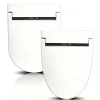 Couvre-siège de toilette chauffant intelligent en plastique durable à télécommande, couvercle de siège de toilette intelligent ultra fin à pulvérisation automatique