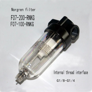Procesador de fuente de aire tipo Norgren, filtro separador de aceite y agua, F07-200-RNKG, válvula reductora de presión de F07-100-RNKG