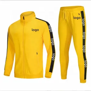 Wholesale Custom New Design Mens wear Casual Stylish Plain Cheap Sport Gym clothes jacket with jogger pants Track Suit For Men