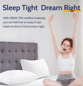 <span class=keywords><strong>Almohada</strong></span> de Cama de Poliéster de Lujo de Alta Calidad para Hotel y Hogar, con Ribete - Product Image 6