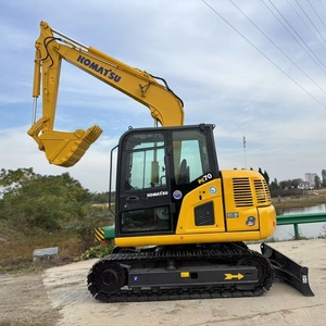 Excavatrice sur chenilles hydraulique Komatsu PC70 56 55 60 78 d'occasion, presque neuve, seconde main - Product Image 1