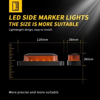Nouvelle lampe stroboscopique LED latérale pour camions, remorques et fourgonnettes – Clignotant d'avertissement et de signalisation