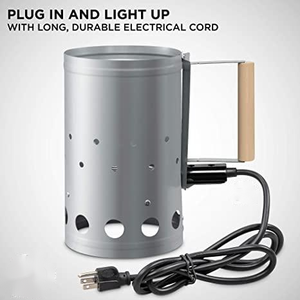 Pemantik Api Elektronik Portabel untuk <span class=keywords><strong>BBQ</strong></span> dengan Gagang Kayu, Pemantik Arang <span class=keywords><strong>BBQ</strong></span> - Product Image 4