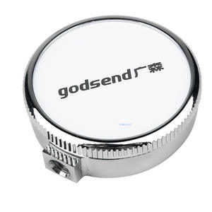 Bouchons d'oreilles pour stéthoscope Yankee Med, en plastique noir, forme cloche plate, compatibles avec les modèles Fish Leap - Product Image 4