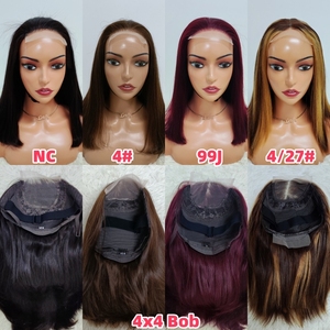 Letsfly Peluca de Cabello Vietnamita Virgen 12A, Frontal de Encaje 13x4, Estilo Kim K, Cierre de Encaje 2x6/4x4, Peluca Bob, Extensiones de Cabello Humano 100% Virgen - Product Image 2