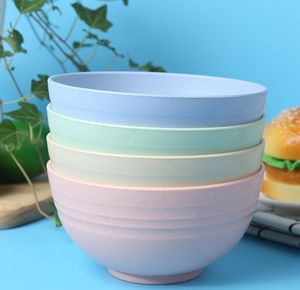 Yuyang Eco-friendly Barato Reutilizável Cozinha Trigo Palha Tigela De Plástico Trigo Palha Comida Salada Arroz Sopa Tigela - Product Image 2