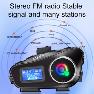   5-in-1 Motorrad-Intercom für Sena <span class=keywords><strong>20S</strong></span> <span class=keywords><strong>EVO</strong></span> 2-Fahrer-Kommunikation IPX6 Wasserdicht Windgeräuschfilterung Kabellose Kopfhörer - Product Image 3