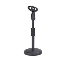 Support de bureau robuste en ABS flexible et réglable avec support de microphone antichoc pour YouTube, streaming sur PC et jeux