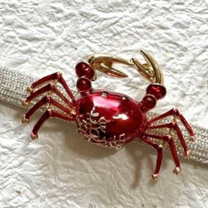Simple simulación cangrejo diseño hombres mujeres broche Pin traje abrigo disfraz accesorios, boda vacaciones fiesta <span class=keywords><strong>pareja</strong></span> - Product Image 4