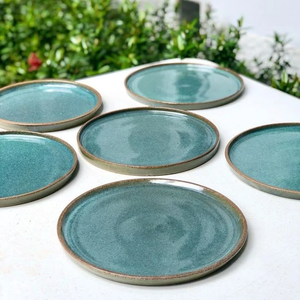 Platos de cerámica para servir en la cocina, vajilla duradera para restaurantes, hoteles, catering, presentación de alimentos en el hogar y uso comercial. - Product Image 1