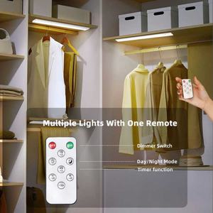 Luces LED para Debajo del Gabinete con Sensor de Movimiento, Atenuables, 3000K 4000K 6000K, Control Remoto, 200/400/600/800MM, Plateadas y Negras - Product Image 6