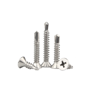 Fabrication de <span class=keywords><strong>fixations</strong></span> en chine, vis à tête plate en acier inoxydable, auto-perçante, vis de queue de forage - Product Image 1