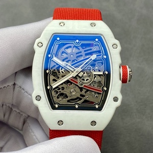 Top Quality Luxury Men's Business Watch Ultra-thin Tourbillon Mechanical Barrel Shape Hollow Out Men's Watch - Product Image 5