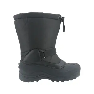 Botas de nieve para hombre Invierno Impermeable Clima frío Calor Forro extraíble Aislamiento antideslizante Zapatos de senderismo