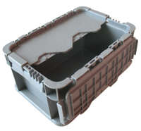 Caisse mobile empilable en plastique, stockage plastique, valise de transport, vente en gros
