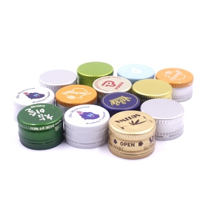 Sản Phẩm Ngắn Leadtime 28 38Mm Nắp Chai Biểu Tượng Tùy Chỉnh Thiết Kế Màn Hình In Ấn Nhôm Nắp Nước Cho Nước Giải Khát Chai Thủy Tinh - Product Image 3