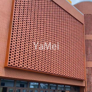 Façade en panneaux de terre cuite de style moderne, mur-rideau en aluminium pour villa, hôtel, hôpital - Écologique, personnalisable, <span class=keywords><strong>couleur</strong></span> sur mesure - Product Image 4