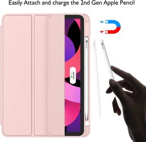 เคสอัจฉริยะสำหรับ <span class=keywords><strong>iPad</strong></span> Air 11 นิ้ว/4/5/pro 11 นิ้ว (2018-2022) พร้อมที่ใส่ดินสอและฝาหลัง TPU นิ่ม พร้อมฟังก์ชั่นปลุก/พักอัตโนมัติ (M2/3/4) - Product Image 6
