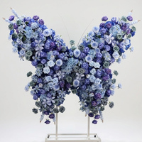 NINI Factory Fleurs artificielles Iris sur mesure, décorations florales artistiques de grande envergure, ornements géants pour aménagement paysager, modèle perforé