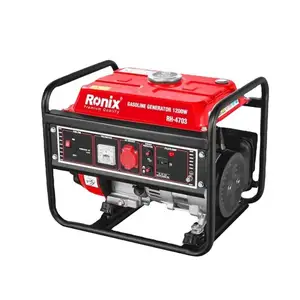 Ronix RH-4703 โมเดลเครื่องกําเนิดไฟฟ้าบริษัทผลิต 5L 4 จังหวะ Gensets 1.2kw 1200w เครื่องกําเนิดไฟฟ้าเบนซิน