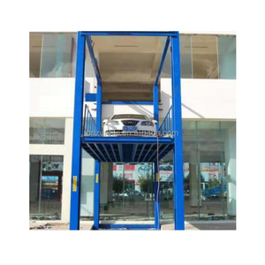 Dikey hidrolik kargo asansörü büyük platform ve ağır yük satılık dört sonrası araba asansörü - Product Image 6